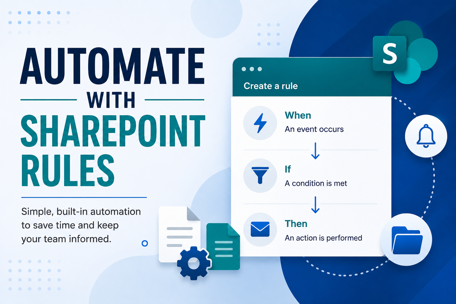 Automate with SharePoint Rules