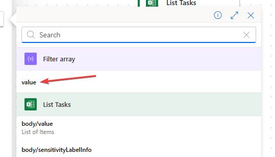 filter array input